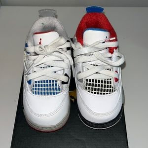 Jordan 4 retro lightly worn size 7C boy/girl